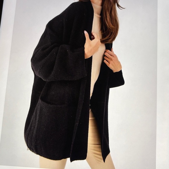 + Beryll Cocoon Cashmere Cardigan OS - Picture 1 of 14